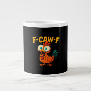 Humor Grappige Kraai F-Caw-F Gotisch Grote Koffiekop
