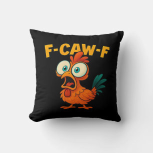 Humor Grappige Kraai F-Caw-F Gotisch Kussen