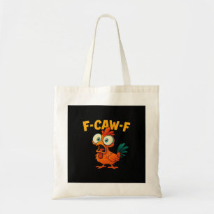 Humor Grappige Kraai F-Caw-F Gotisch Tote Bag