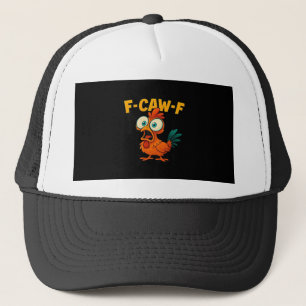 Humor Grappige Kraai F-Caw-F Gotisch Trucker Pet