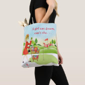 Humor Grocery Shopping vs Golf Girl Can Dream Tas (Dichtbij)