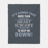 Humor hartchirurgie fleece deken (Voorkant)