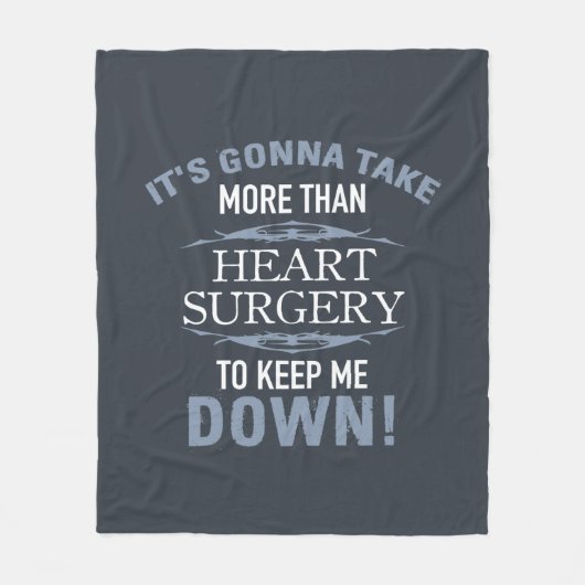 Humor hartchirurgie fleece deken (Voorkant)