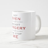 Humor hartchirurgie grote koffiekop (Voorkant rechts)