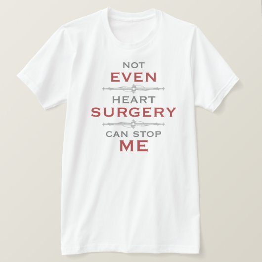 Humor hartchirurgie t-shirt (Design voorkant)