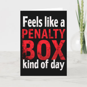 Humor Hockey Voelt Als Een Strafbank Dag _1 Kaart