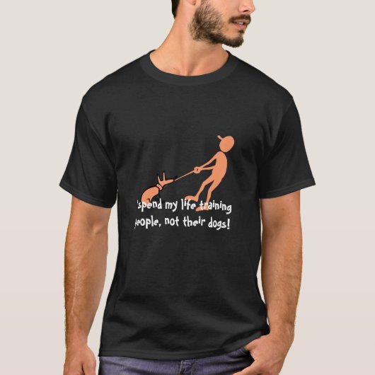 humor hondentraining t-shirt (Voorkant)