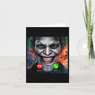 Humor Horror Inkomende Oproep Van Boze Jonkler Hal Kaart