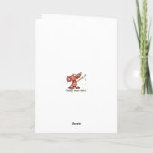 Humor Idioot Free Birthday voor je broer Kaart (Achterkant)