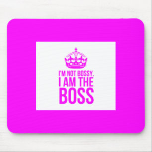 HUMOR, IK BEN NIET DE BOSS FUNNY CHEEKY QUO MUISMAT