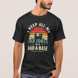 Humor, ik houd papa grappen in een papa basis t-shirt