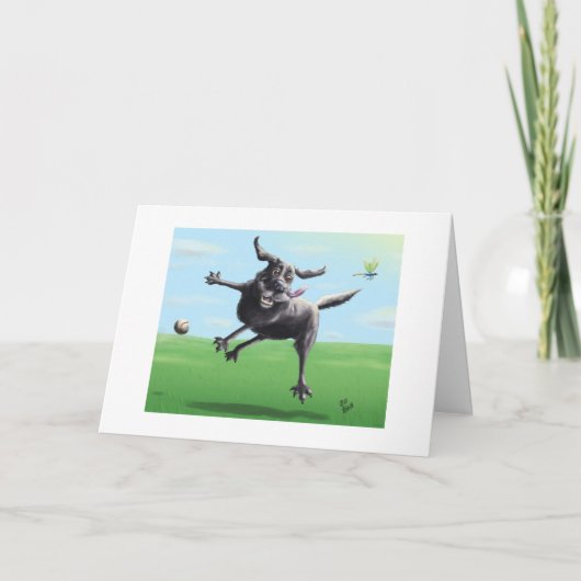 Humor in aanraking, leeg Wenskaart Kaart (Voorkant)