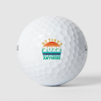 Humor in ruste 2022 Niet meer mijn probleem Golfballen