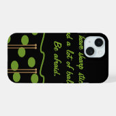 Humor iPhone 15 Hoesje (Achterkant horizontaal)