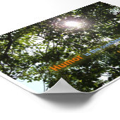 "Humor is de zonneschijn van de geest" Citaat Poster (Hoek)