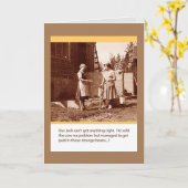 humor, 'Jack's Beans' kaart (Gele Bloem)