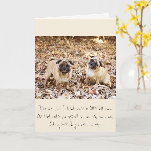 Humor Kaart (Gele Bloem)