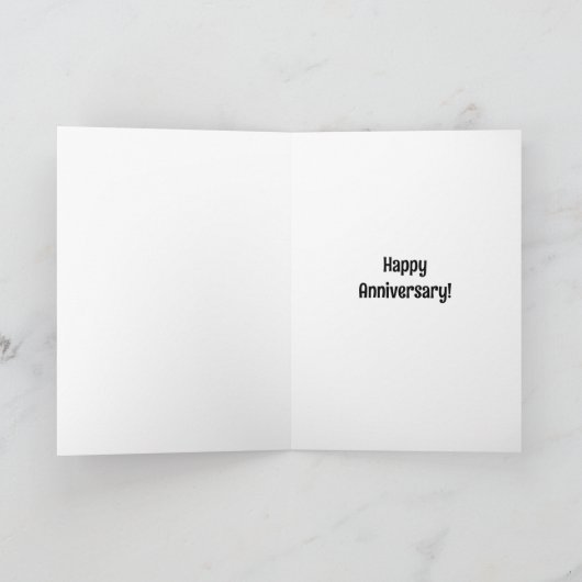 Humor Kaart voor Jubileum voor haar (Binnen)