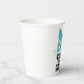 Humor katten zijn mijn favoriete grappige Blauwgro Papieren Bekers (Rechts)