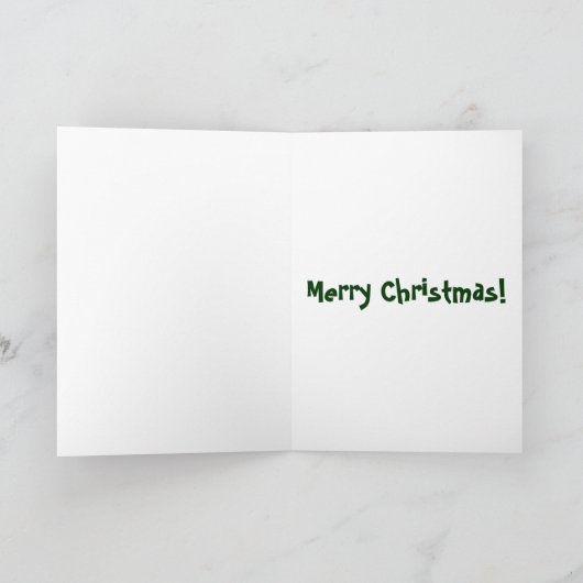 Humor Kerst Kaart ~ Hond (Binnen)