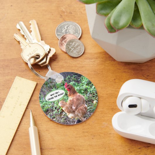 Humor kippen sleutelhanger (Bureau)