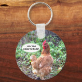 Humor kippen sleutelhanger (Voorkant)