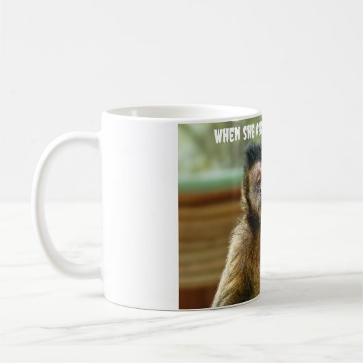 Humor koffie-mok Covid Vaccine apentop Koffiemok (Links)