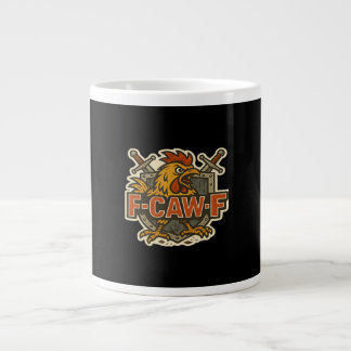 Humor Kraai Grappig Gotische F-Caw-F Grote Koffiekop