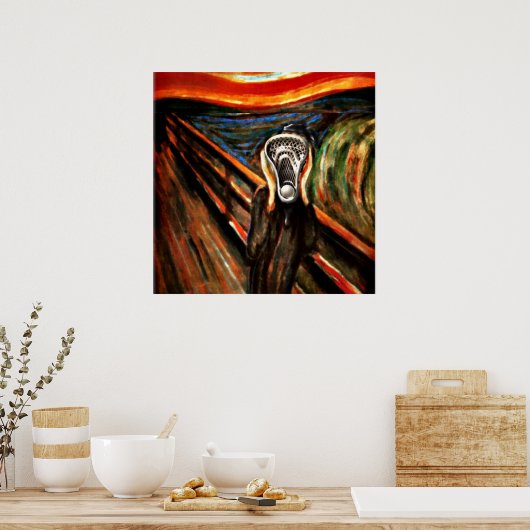 Humor Lacrosse Team Poster (Keuken)