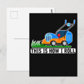 Humor Landscaping Janitor Briefkaart (Voorkant / Achterkant)