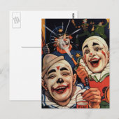  Humor, Laughing Circus Clowns en politie Briefkaart (Voorkant / Achterkant)