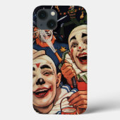  Humor, Laughing Circus Clowns en politie Case-Mate iPhone Case (Achterkant)