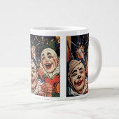  Humor, Laughing Circus Clowns en politie Grote Koffiekop (Voorkant rechts)