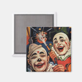  Humor, Laughing Circus Clowns en politie Magneet (Voorkant / Achterkant)
