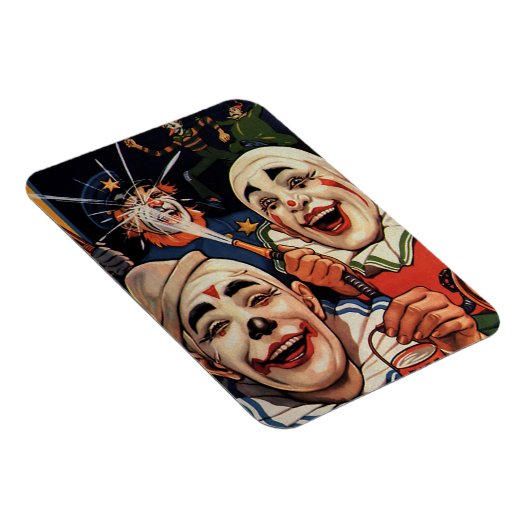  Humor, Laughing Circus Clowns en politie Magneet (Rechterzijde)