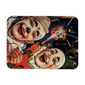  Humor, Laughing Circus Clowns en politie Magneet (Horizontaal)