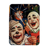  Humor, Laughing Circus Clowns en politie Magneet (Verticaal)