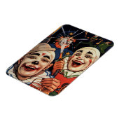  Humor, Laughing Circus Clowns en politie Magneet (Linkerzijde)