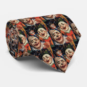 Humor, Laughing Circus Clowns en politie Stropdas (Opgerold)