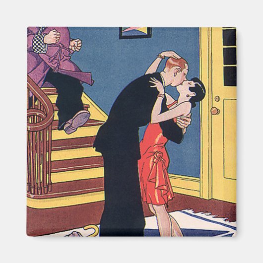  Humor, liefde en Romance, laat-nachtkus Magneet (Voorkant)