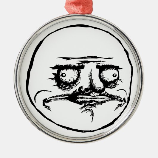 humor lol rofel metalen ornament (Voorkant)