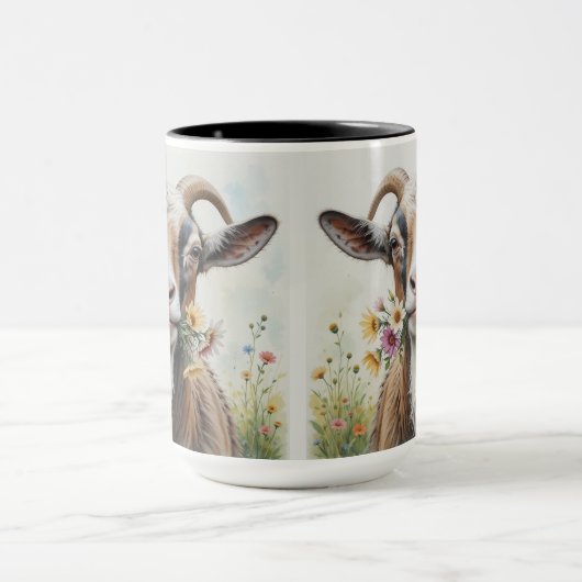 Humor Lovable Old Goat, Animal, Boerderij Pet Mok (Midden)