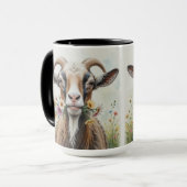 Humor Lovable Old Goat, Animal, Boerderij Pet Mok (Voorkant links)