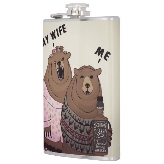 Humor Me Beer Flask Heupfles (Links)