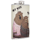 Humor Me Beer Flask Heupfles (Rechts)