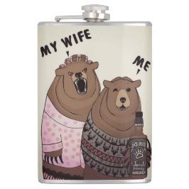 Humor Me Beer Flask Heupfles