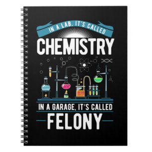 Humor Men Women Funny Chemist Notitieboek
