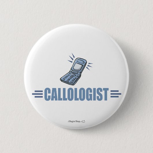 Humor mobiele telefoon ronde button 5,7 cm (Voorkant)