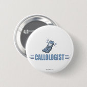 Humor mobiele telefoon ronde button 5,7 cm (Voorkant /achterkant)