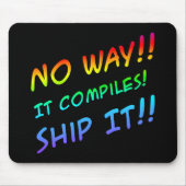 Humor Mousepad Muismat (Voorkant)